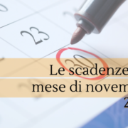 Scadenze fiscali novembre 2023: il calendario delle date da ricordare.