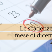 Scadenze fiscali dicembre 2023: il calendario delle date da ricordare.